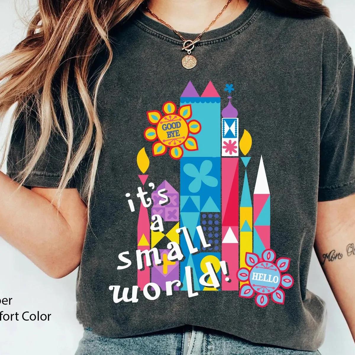 Colorful Magic Kingdom Its A Small World Shirt 2