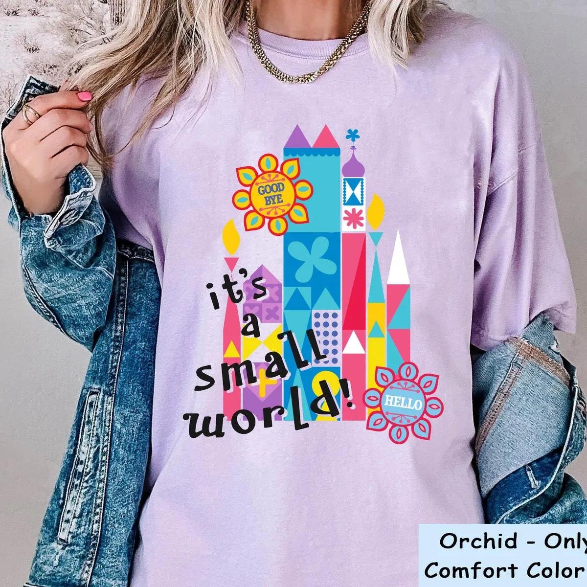 Colorful Magic Kingdom Its A Small World Shirt 3