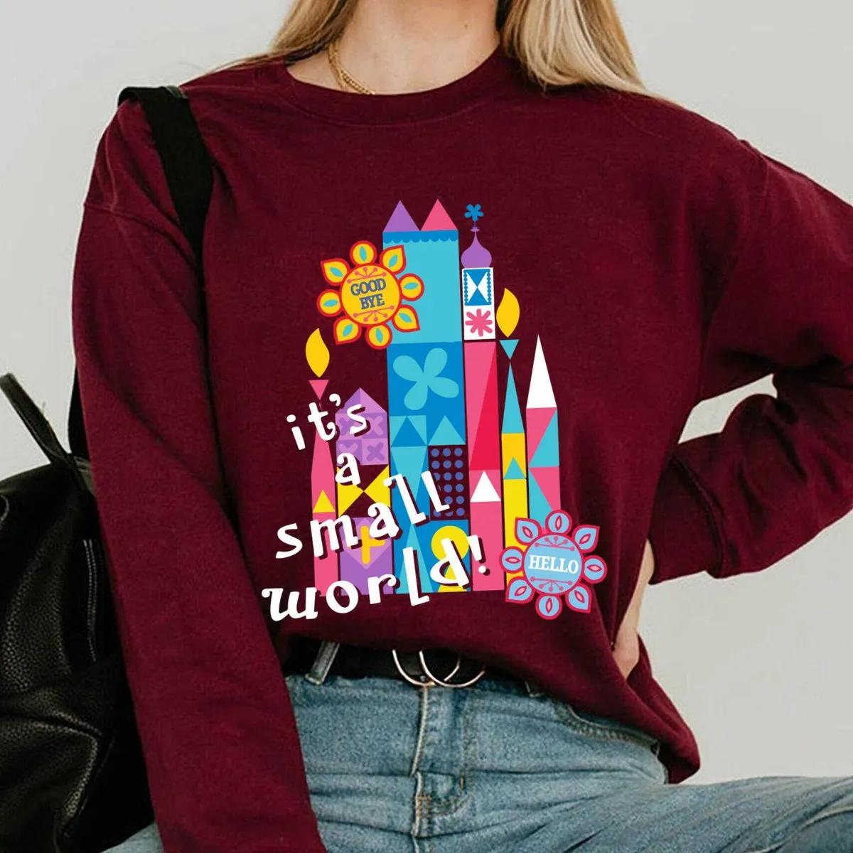 Colorful Magic Kingdom Its A Small World Shirt 4