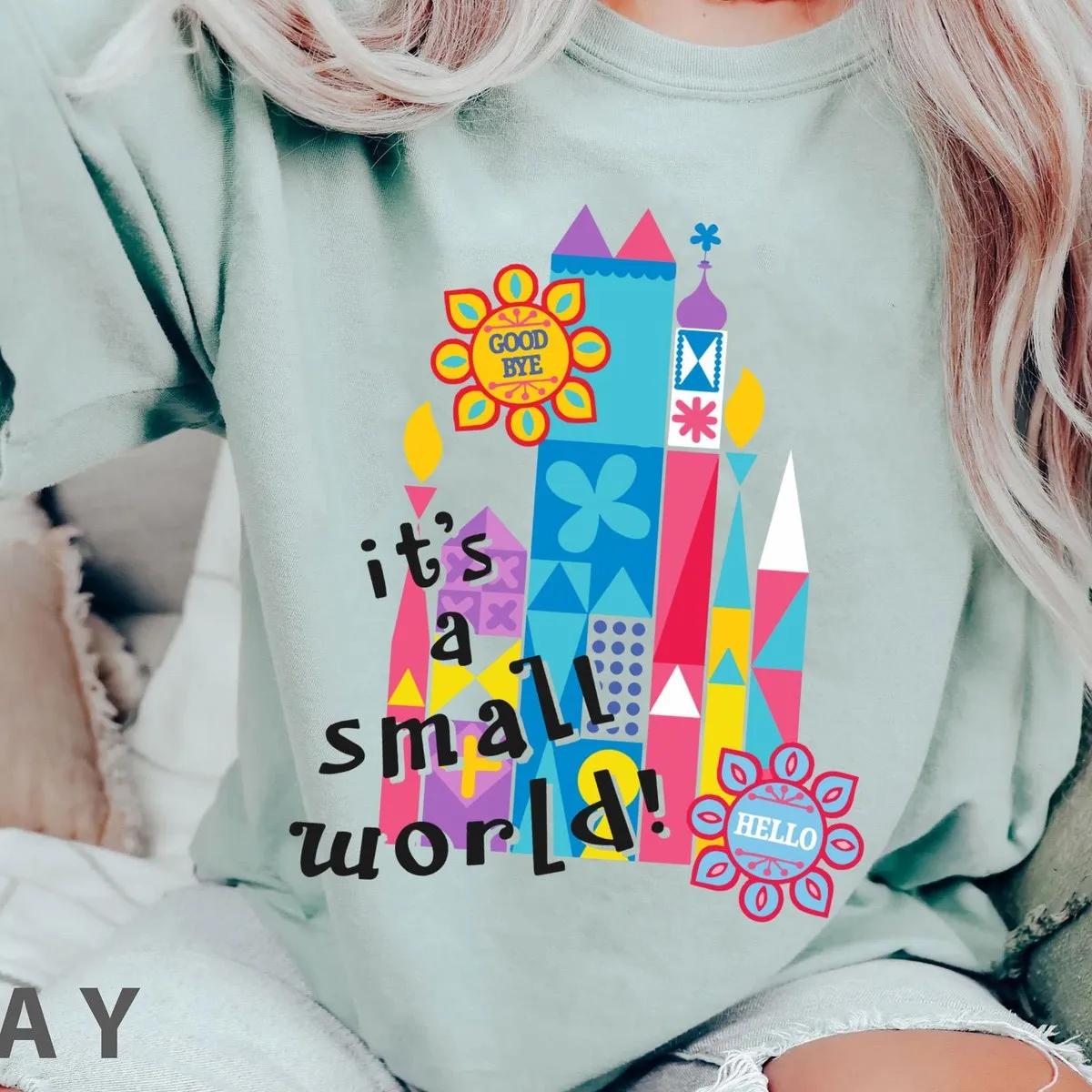 Colorful Magic Kingdom Its A Small World Shirt 5