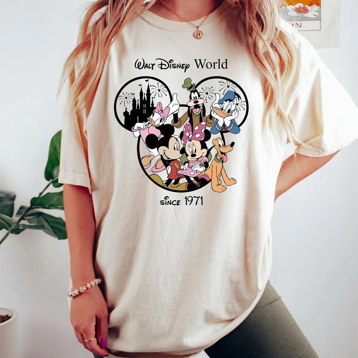 Comfort Retro Walt Disney World Est 1971 Shirt Disneyworld Est 1971 Tee 3 1