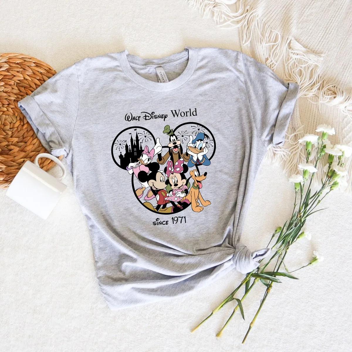 Comfort Retro Walt Disney World Est 1971 Shirt Disneyworld Est 1971 Tee 4 1