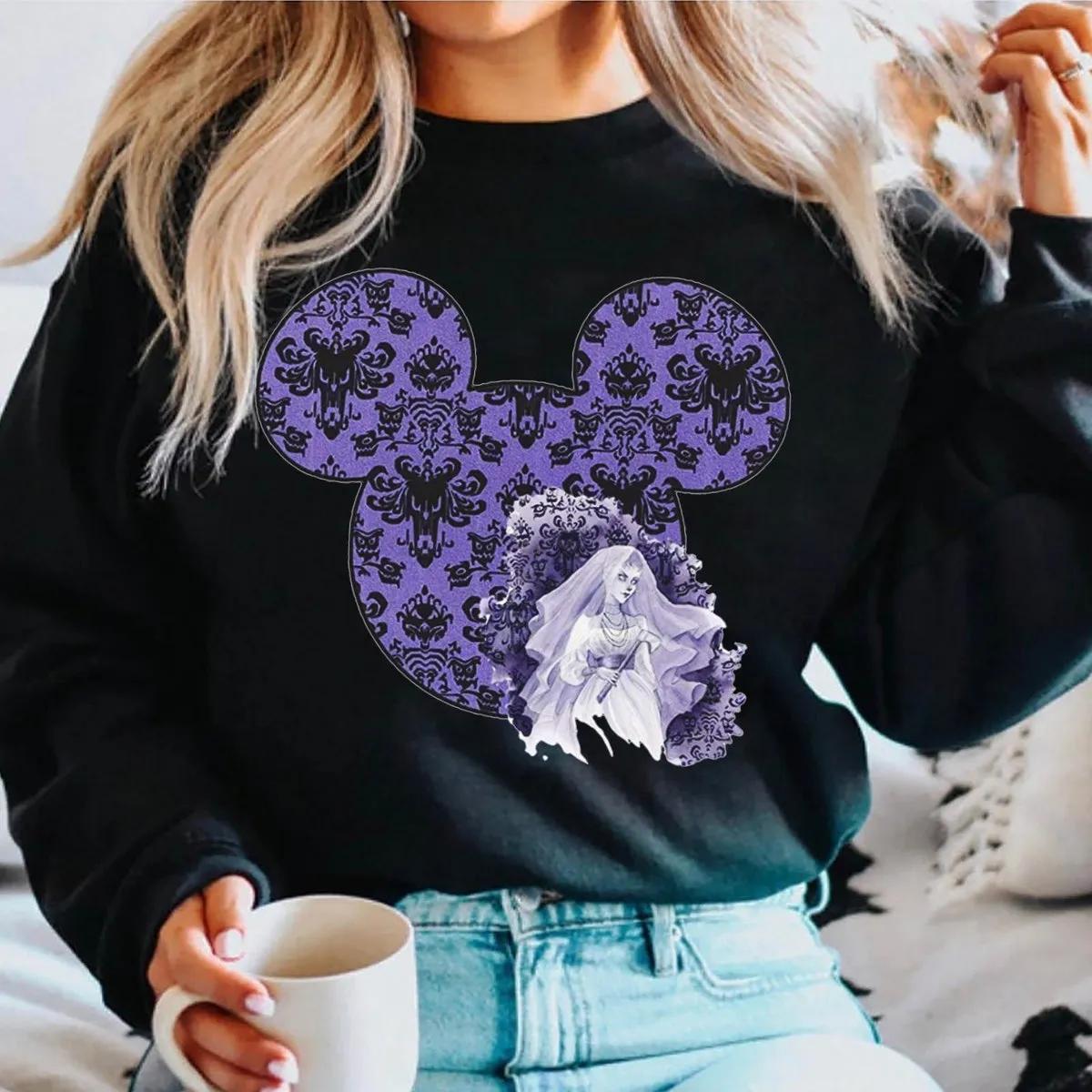 Constance Hatchaway Halloween Mickey Head Disney Shirt 1