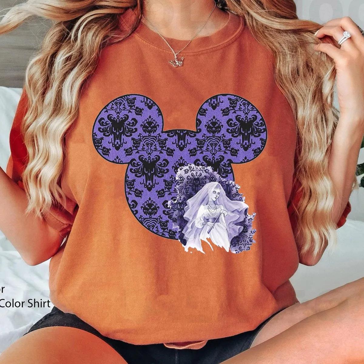 Constance Hatchaway Halloween Mickey Head Disney Shirt 4