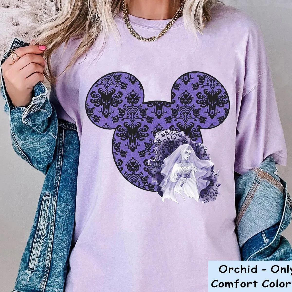 Constance Hatchaway Halloween Mickey Head Disney Shirt 5