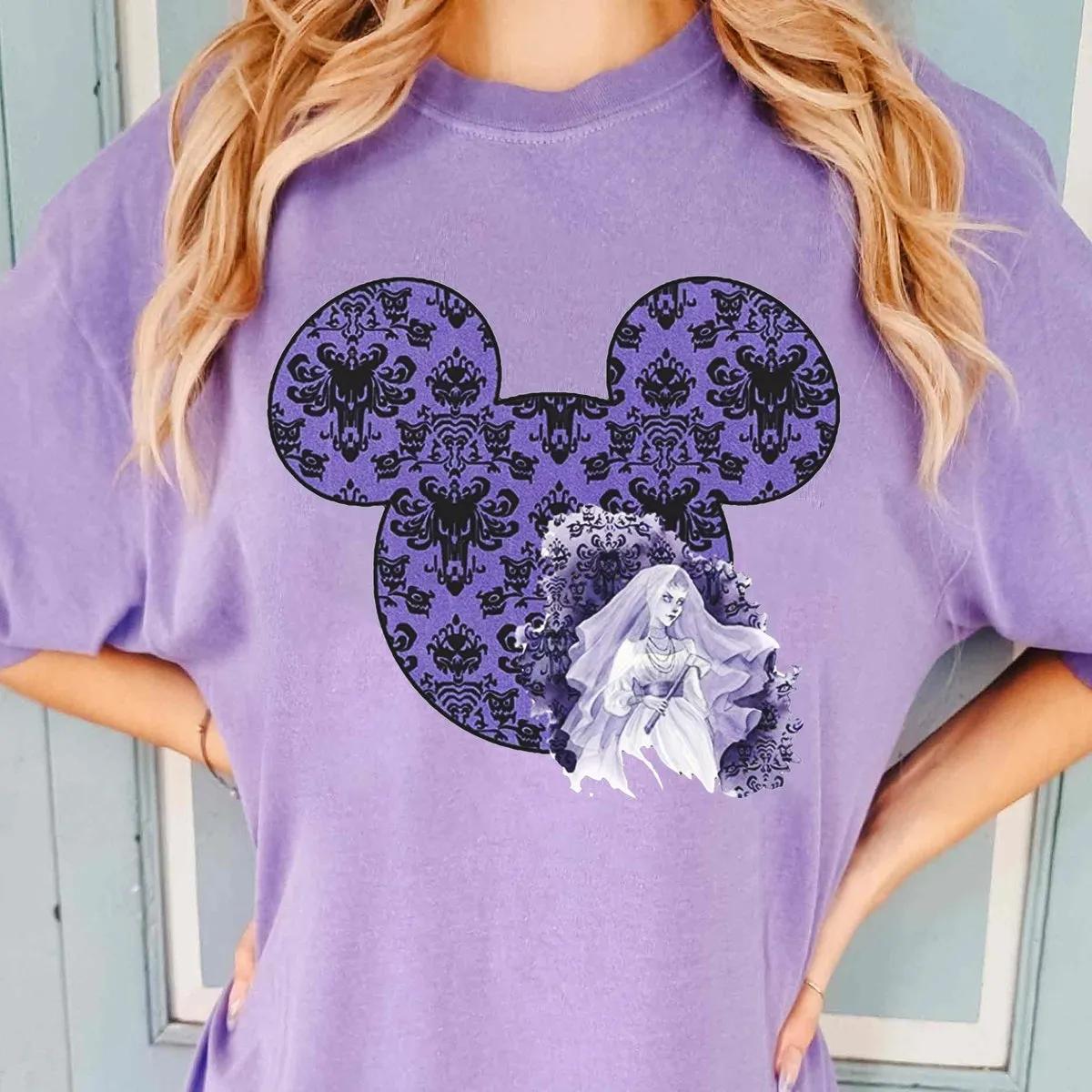 Constance Hatchaway Halloween Mickey Head Disney Shirt 6