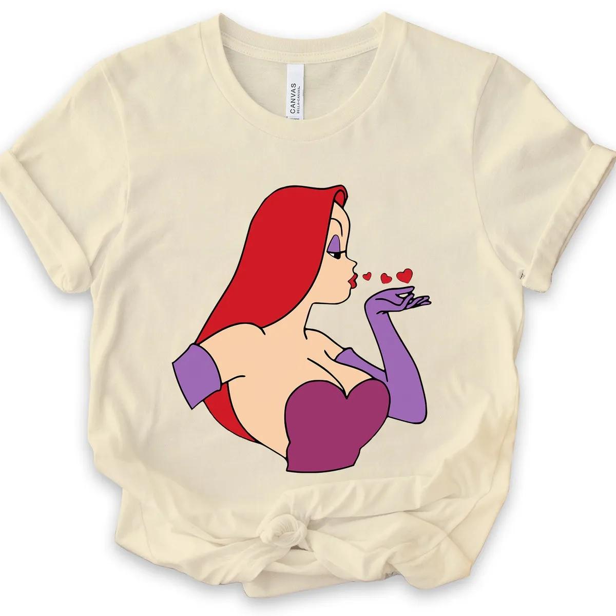 Couple Matching Roger Rabbit Jessica Rabbit Disney Shirt 3 1