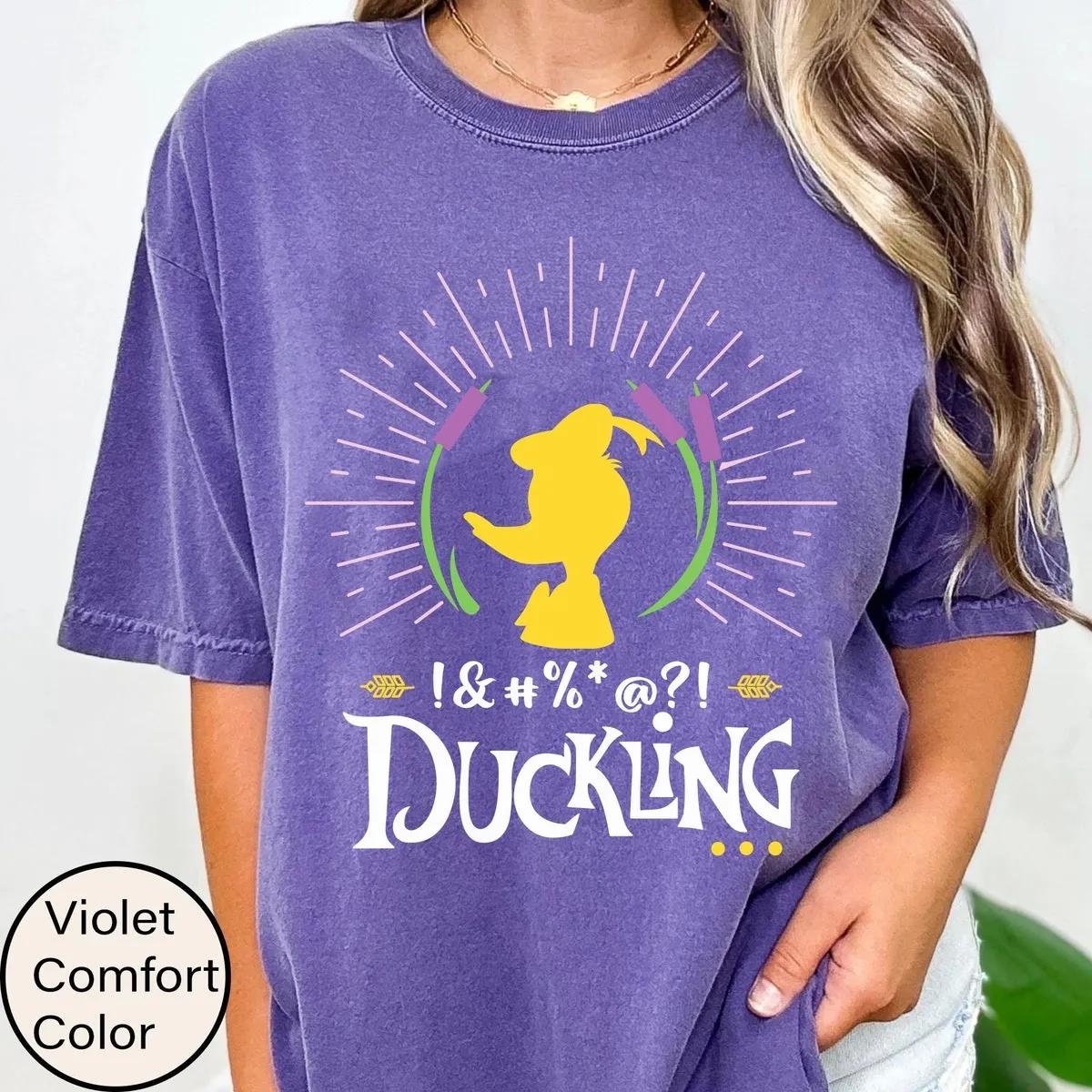 Crossover Donald Duck and Tangled The Snuggly Duckling Shirt 1