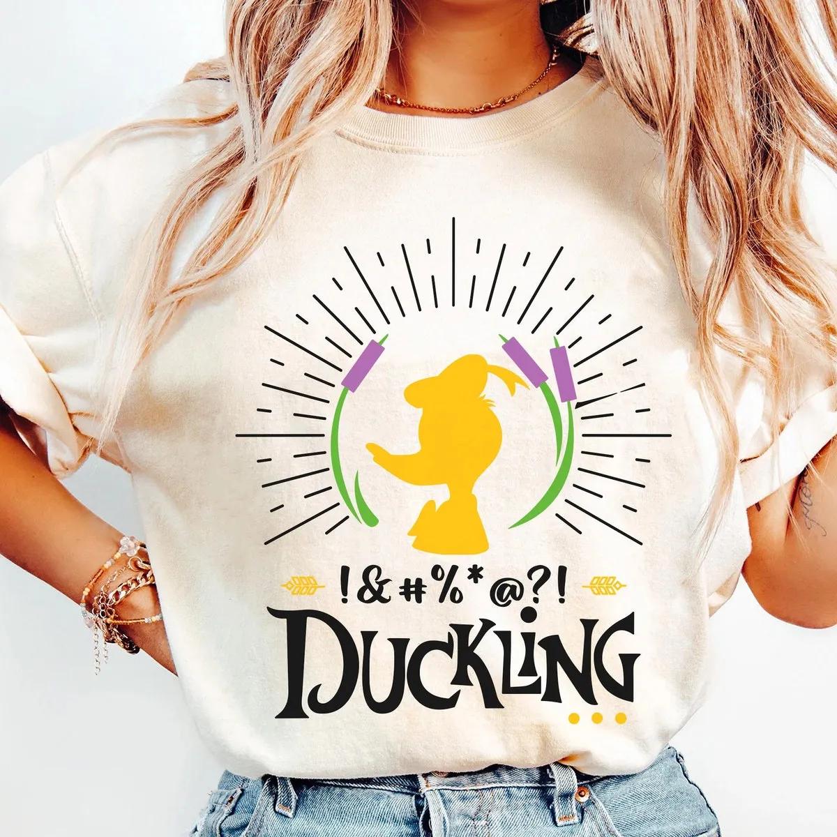 Crossover Donald Duck and Tangled The Snuggly Duckling Shirt 2