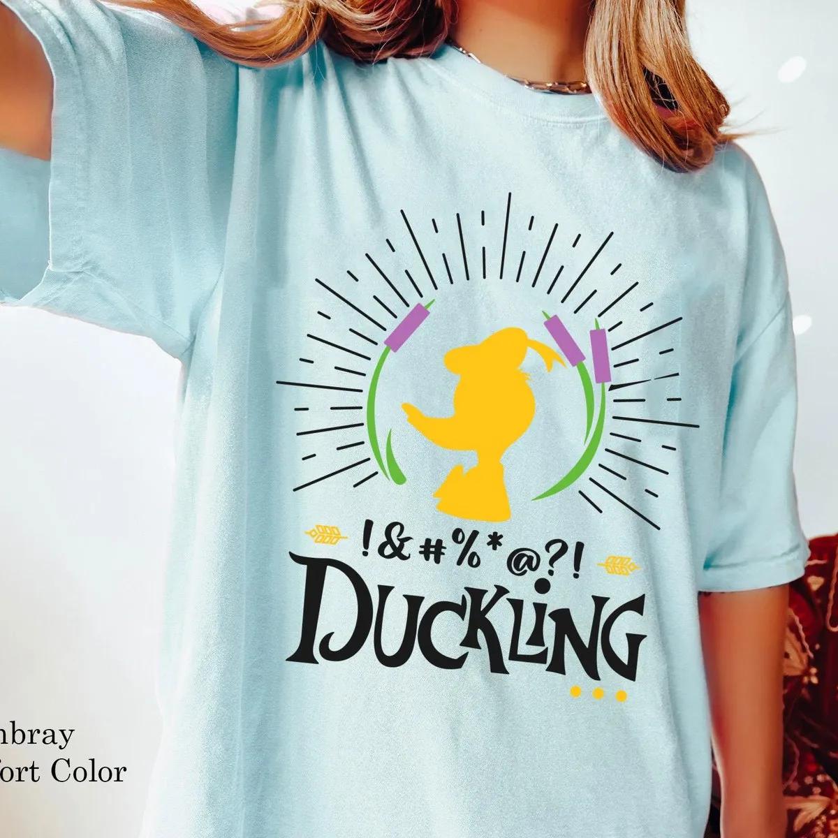 Crossover Donald Duck and Tangled The Snuggly Duckling Shirt 4