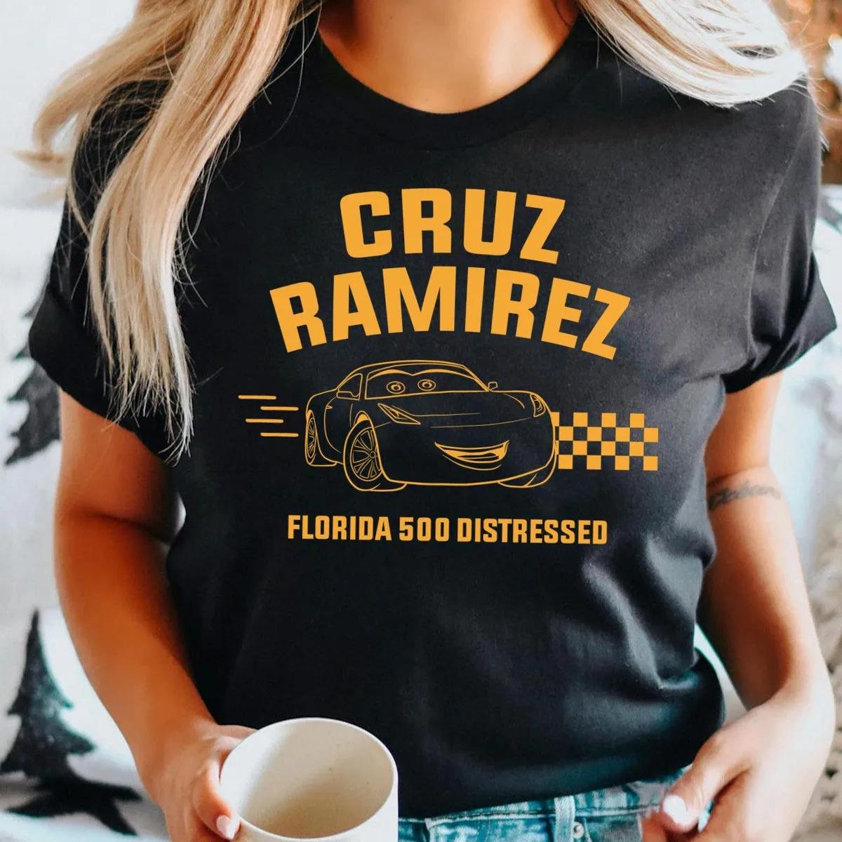 Cruz Ramirez Florida 500 Distressed Shirt 1