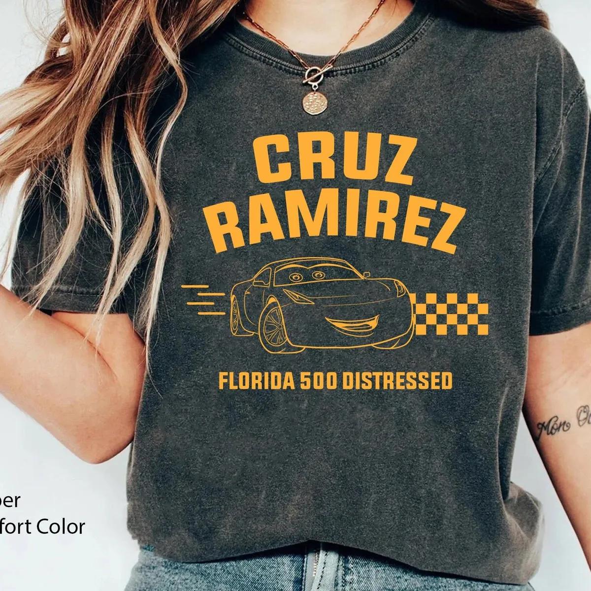 Cruz Ramirez Florida 500 Distressed Shirt 3