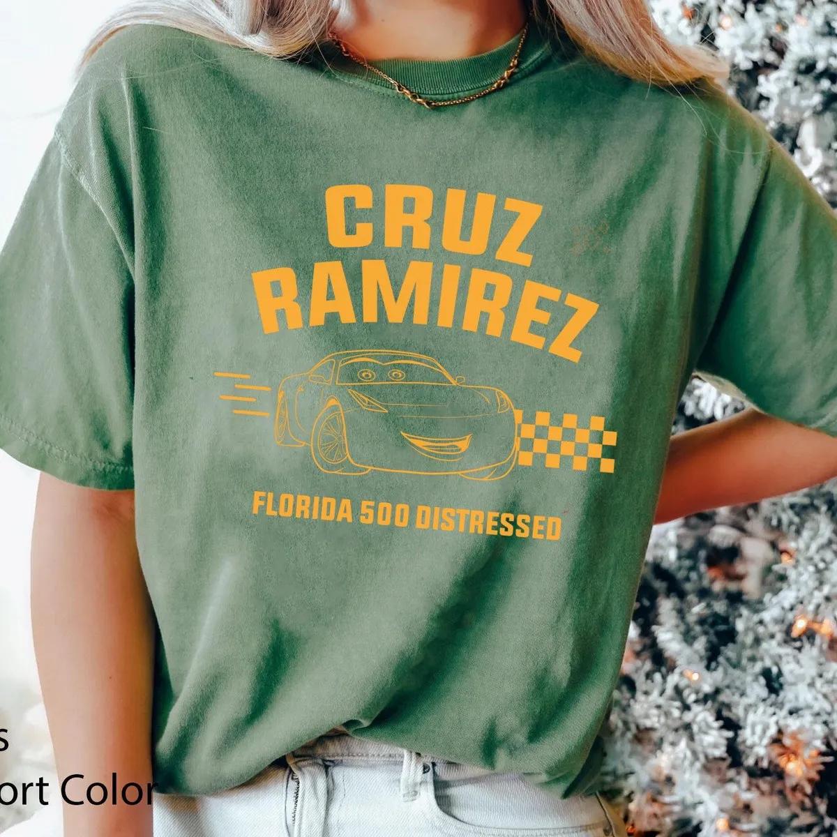 Cruz Ramirez Florida 500 Distressed Shirt 4