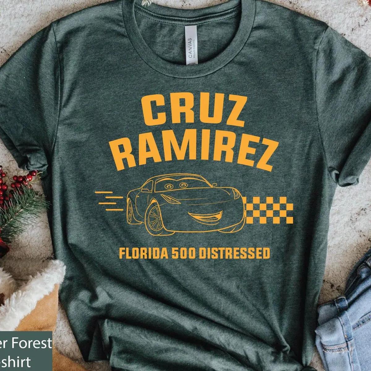 Cruz Ramirez Florida 500 Distressed Shirt 6