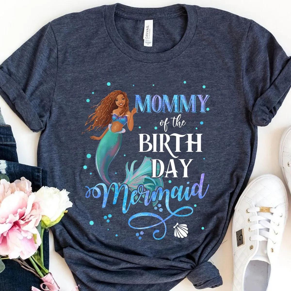 Custom Ariel Princess Birthday Disney Shirt 2 1