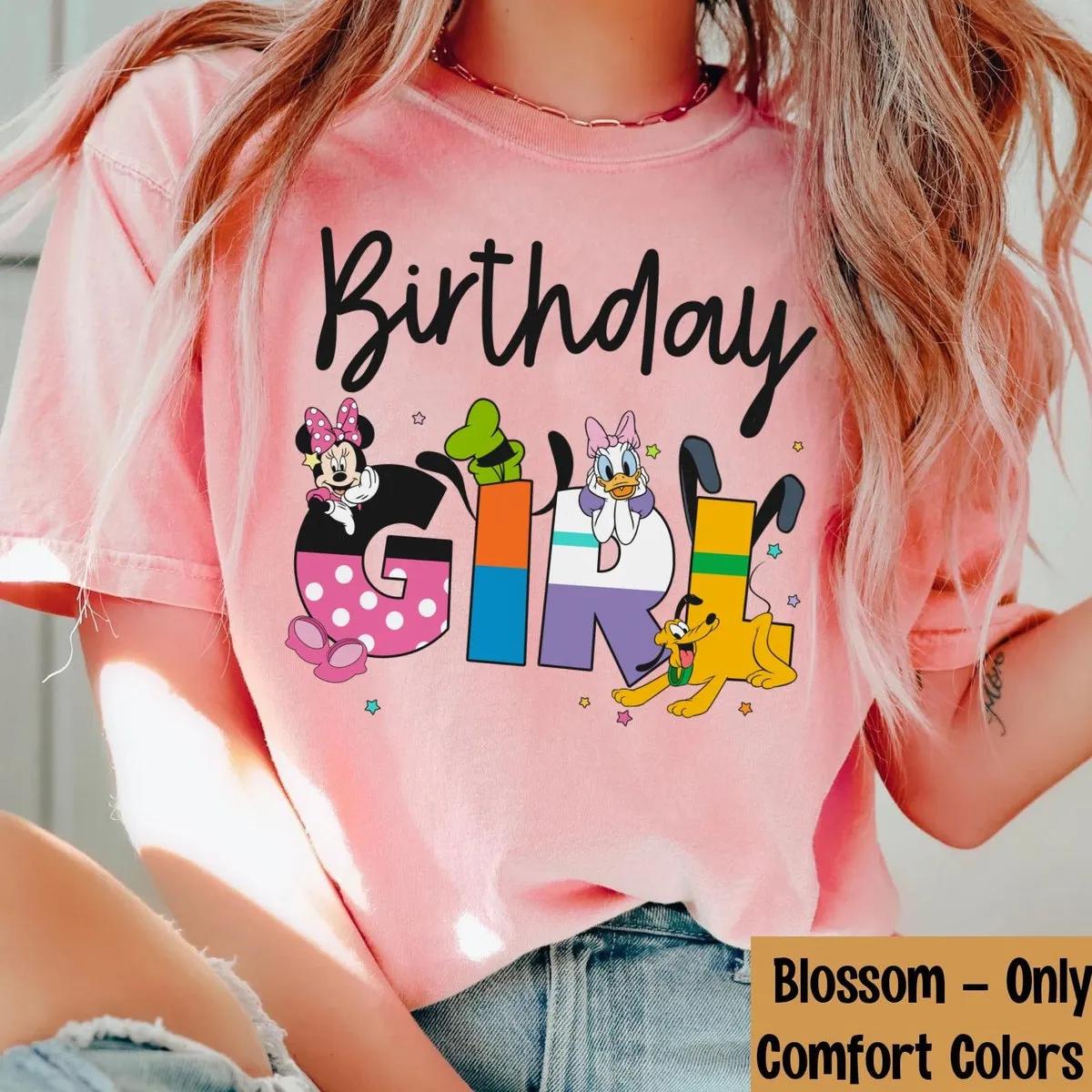 Custom Birthday Boy Girl Mickey Friends Themed Kid Shirt 6