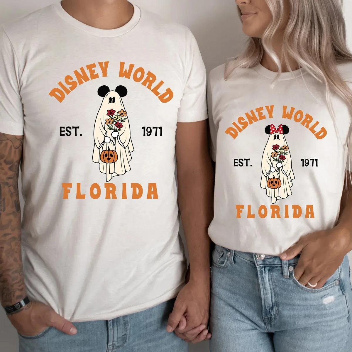 Custom Couple Mickey and Minnie Disney Halloween Shirt 1 1