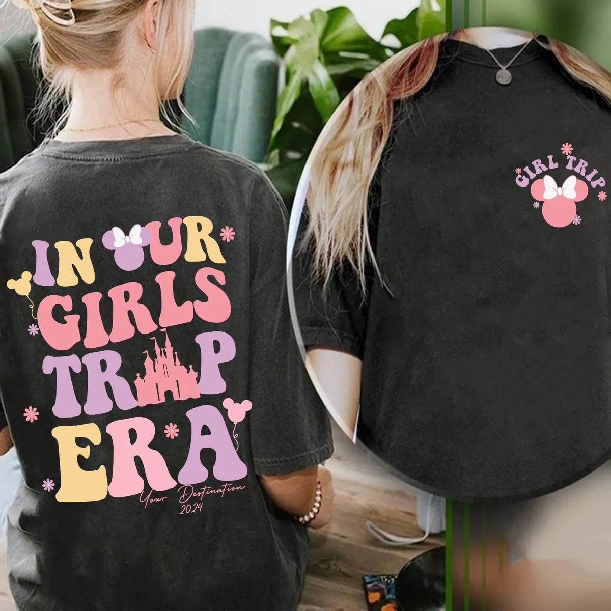 Custom Destination Minnie Mouse In Our Girls Trip Era Shirt 3