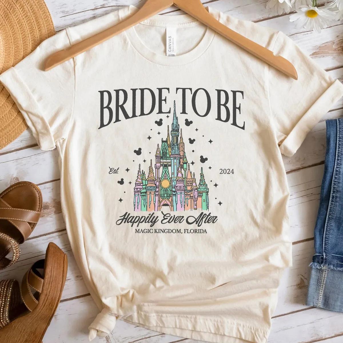 Custom Disney Bachelorette Party Bride To Be Shirt 2 1