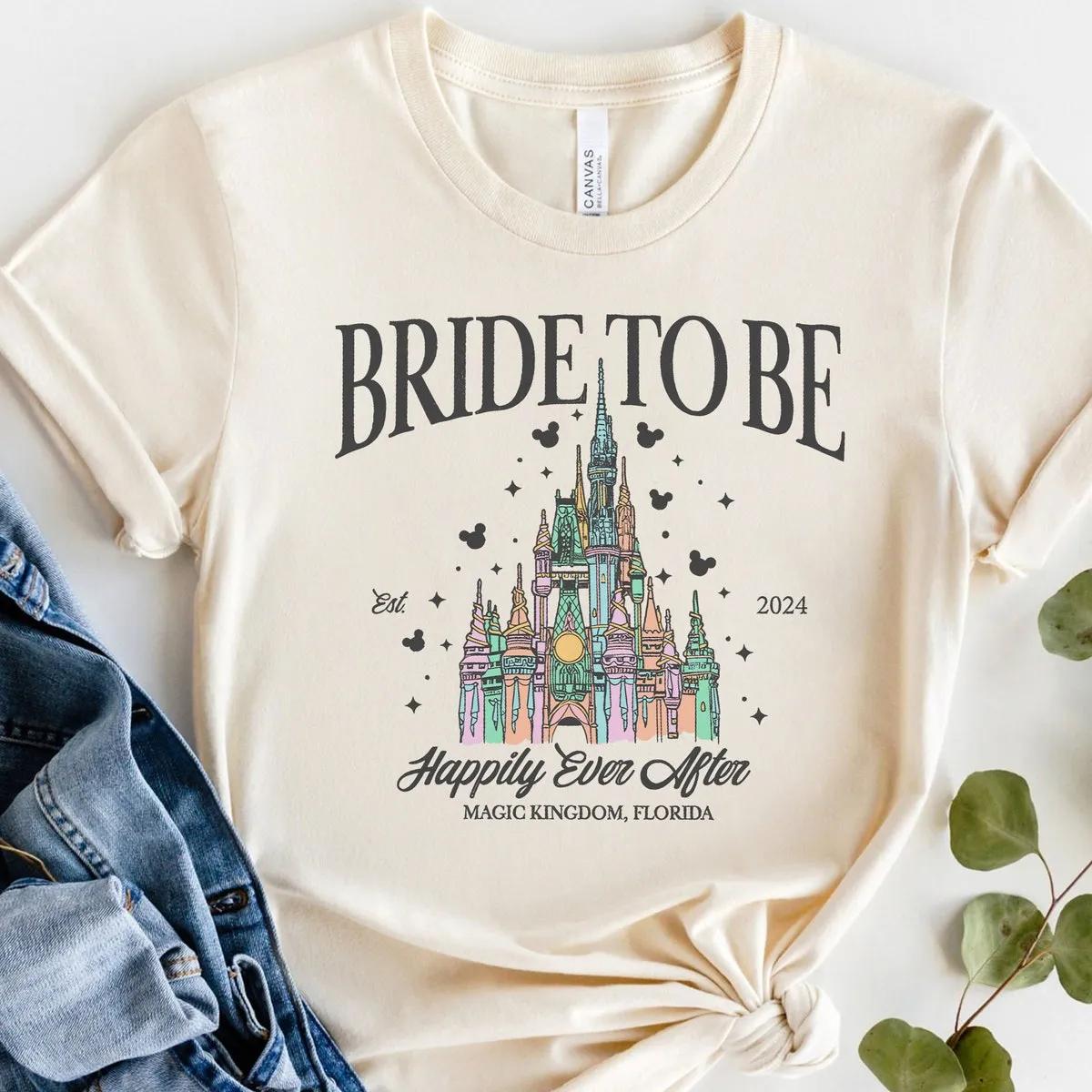 Custom Disney Bachelorette Party Bride To Be Shirt 3 1