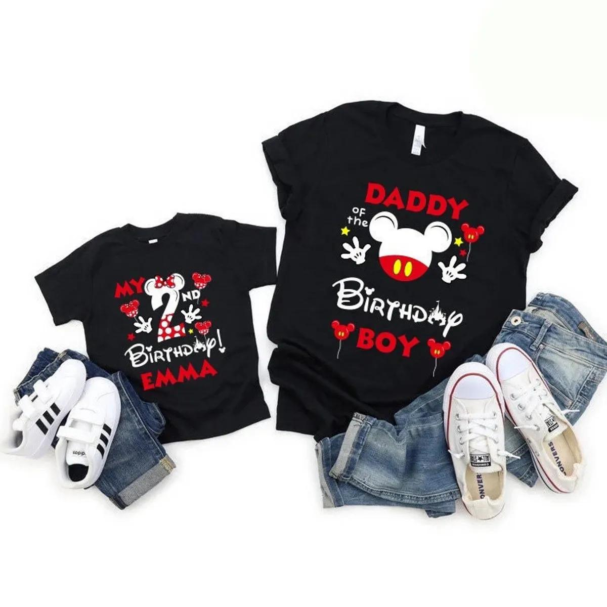 Custom Disney Birthday Family Shirt with Names 1 1