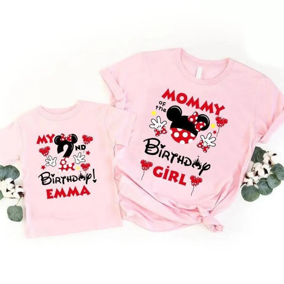 Custom Disney Birthday Family Shirt with Names 2 1