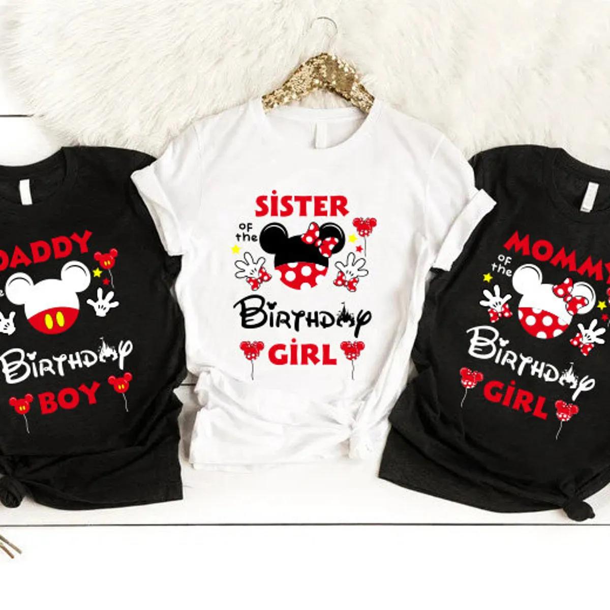 Custom Disney Birthday Family Shirt with Names 4 1