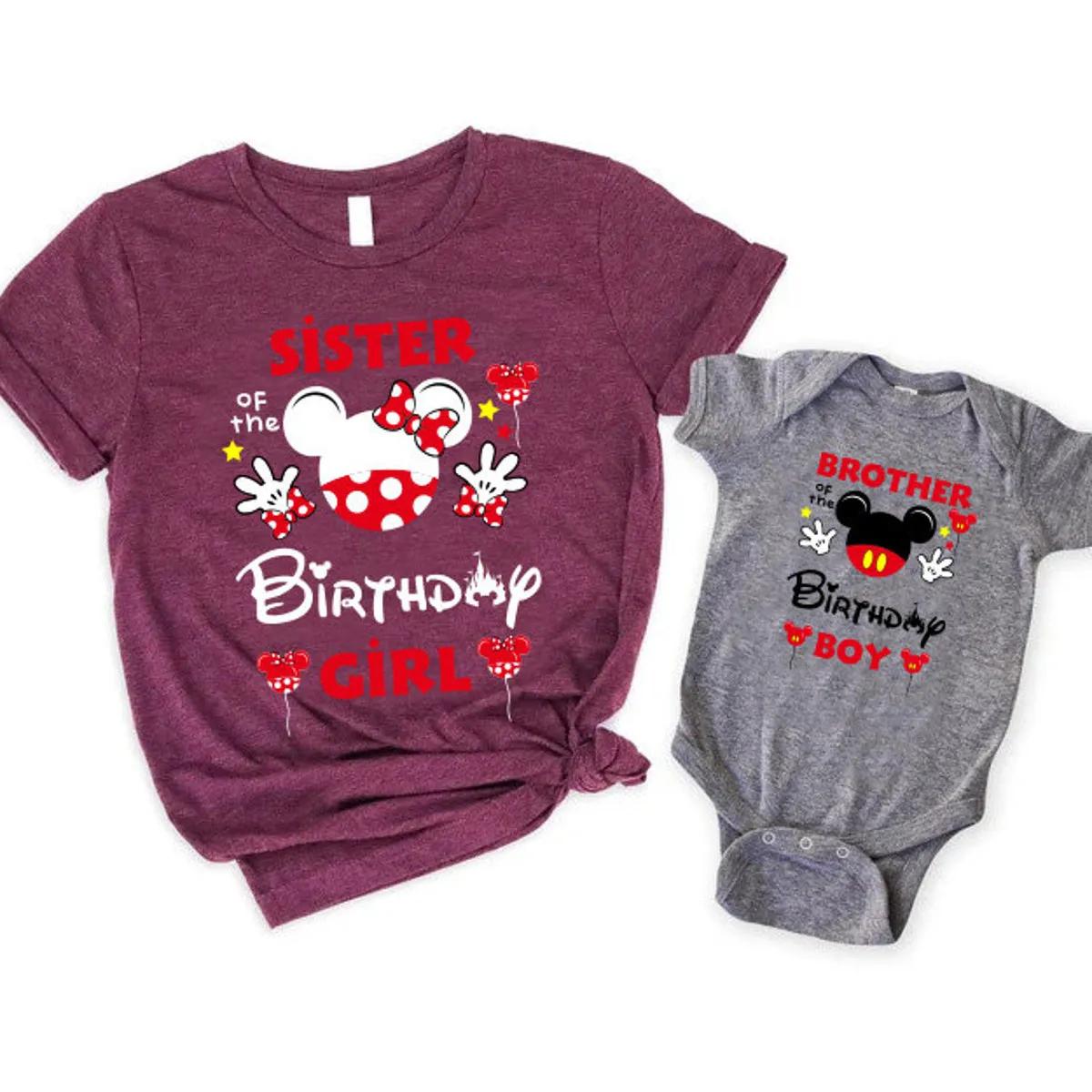 Custom Disney Birthday Family Shirt with Names 6 1