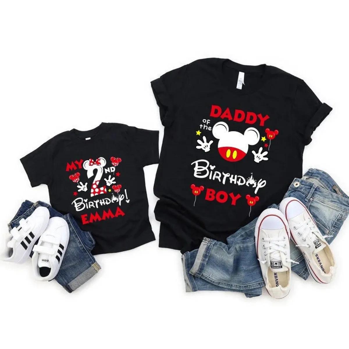 Custom Disney Birthday Shirt Minnie Mickey Matching Disney Birthday 1 1