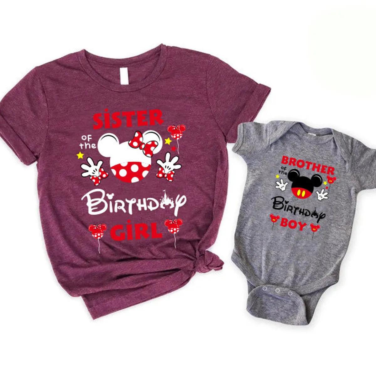 Custom Disney Birthday Shirt Minnie Mickey Matching Disney Birthday 4 1