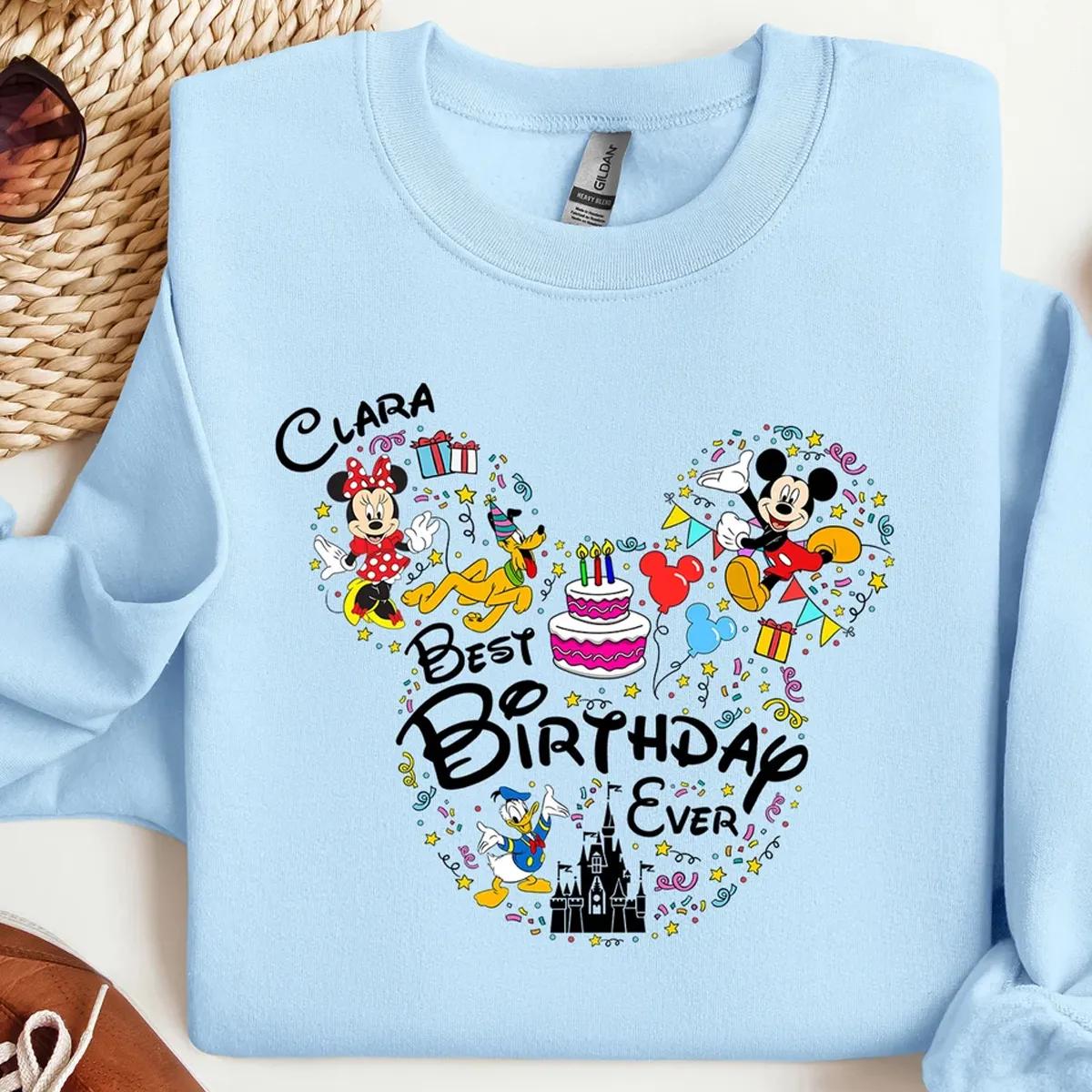 Custom Disney Birthday Shirt Personalized Magical Party Tee 6 1