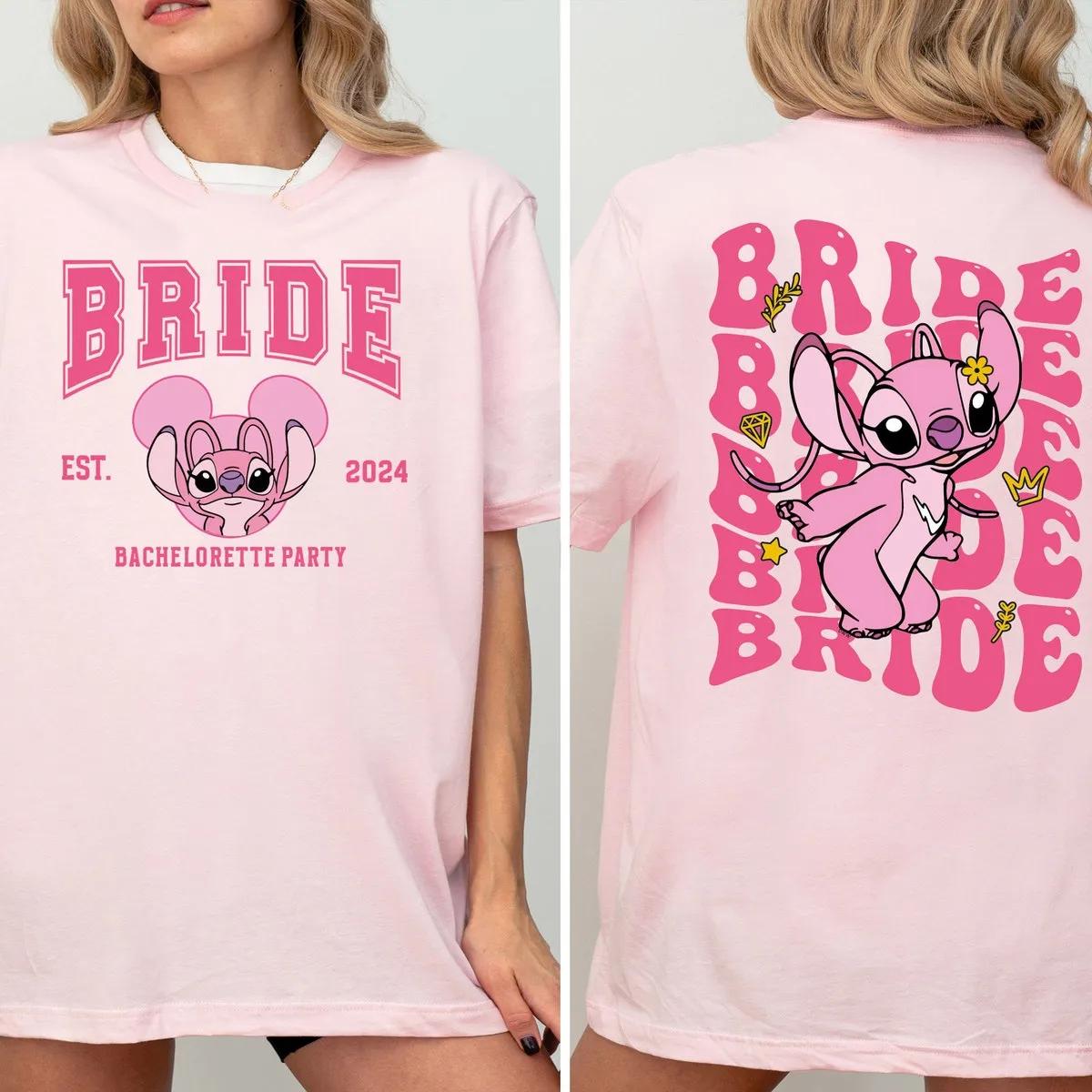 Custom Disney Bride Shirt Bride Minnie and Daisy Duck Tee 2 1