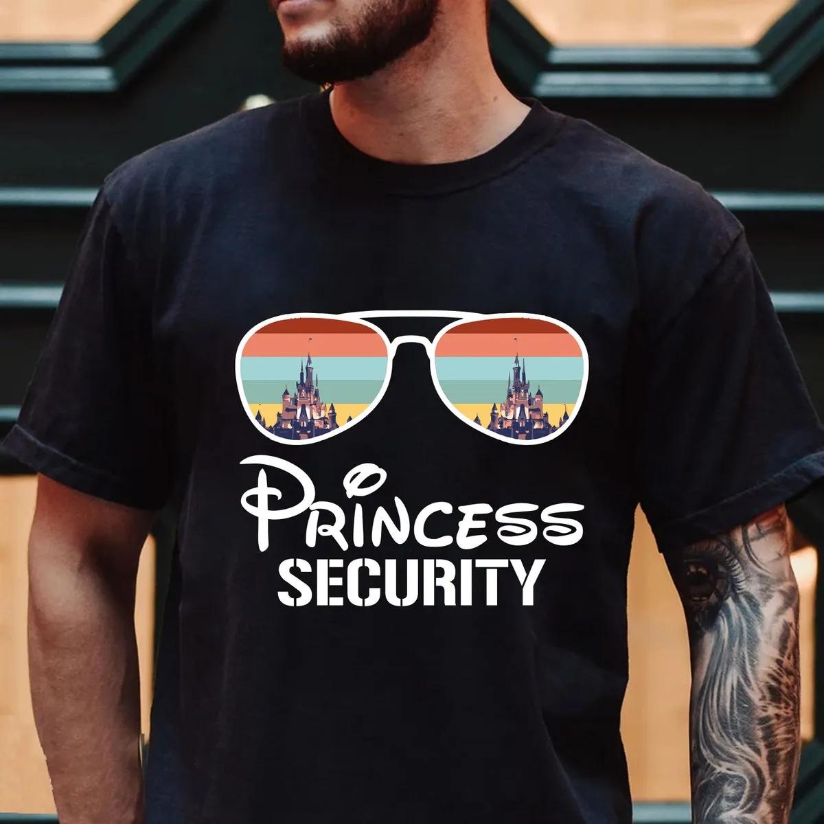 Custom Disney Dad Shirt Princess Security Tee 1 1