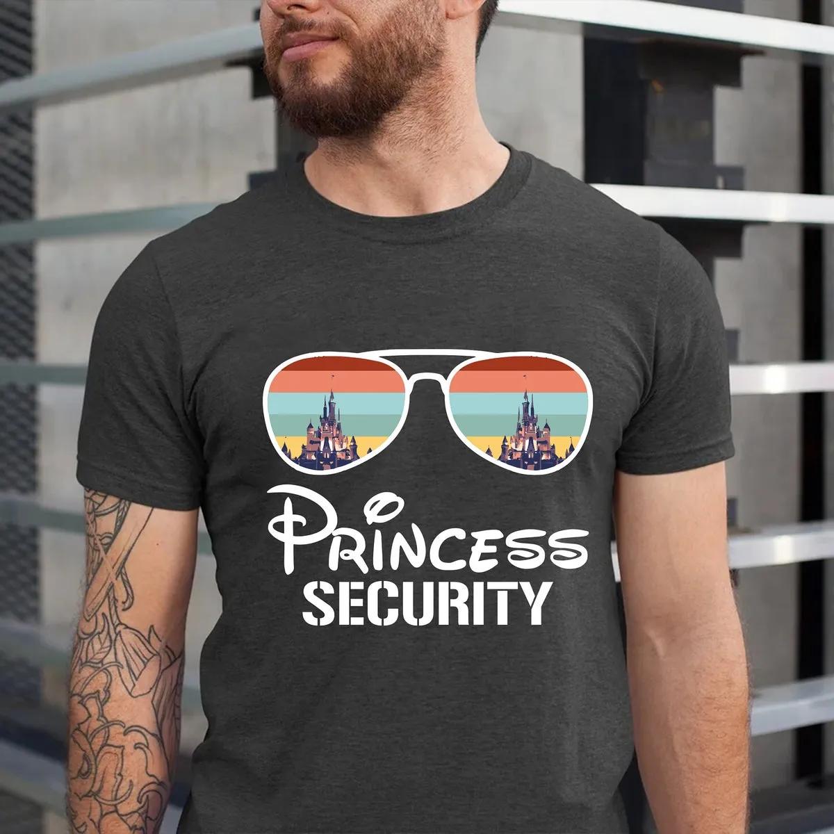 Custom Disney Dad Shirt Princess Security Tee 3 1