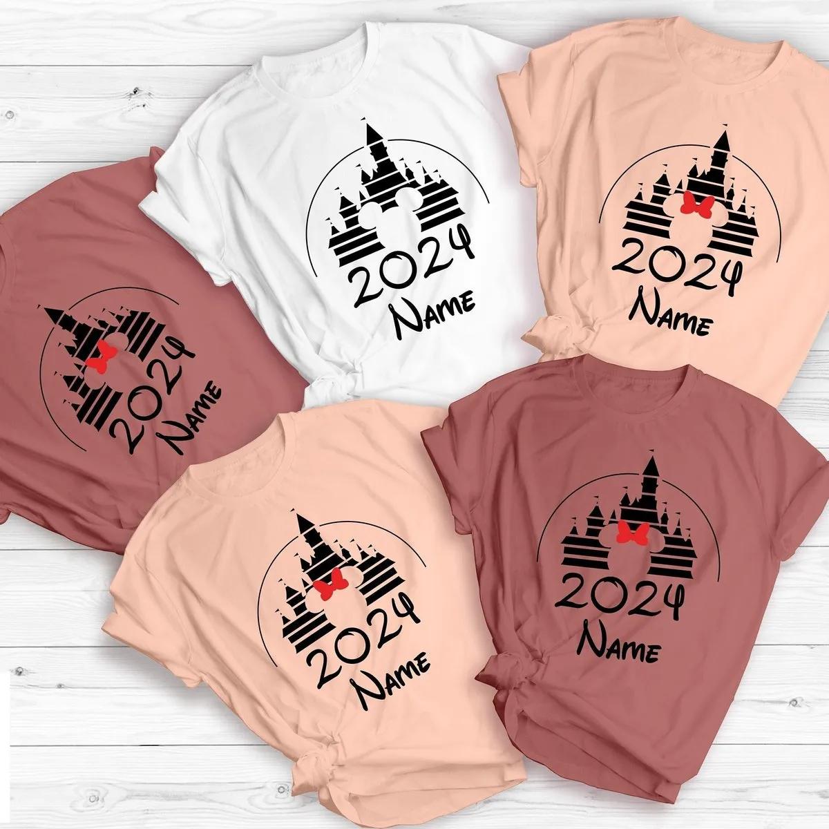 Custom Disney Family Vacation 2024 Shirt Personalized Disney Family Trip Tee 2 1