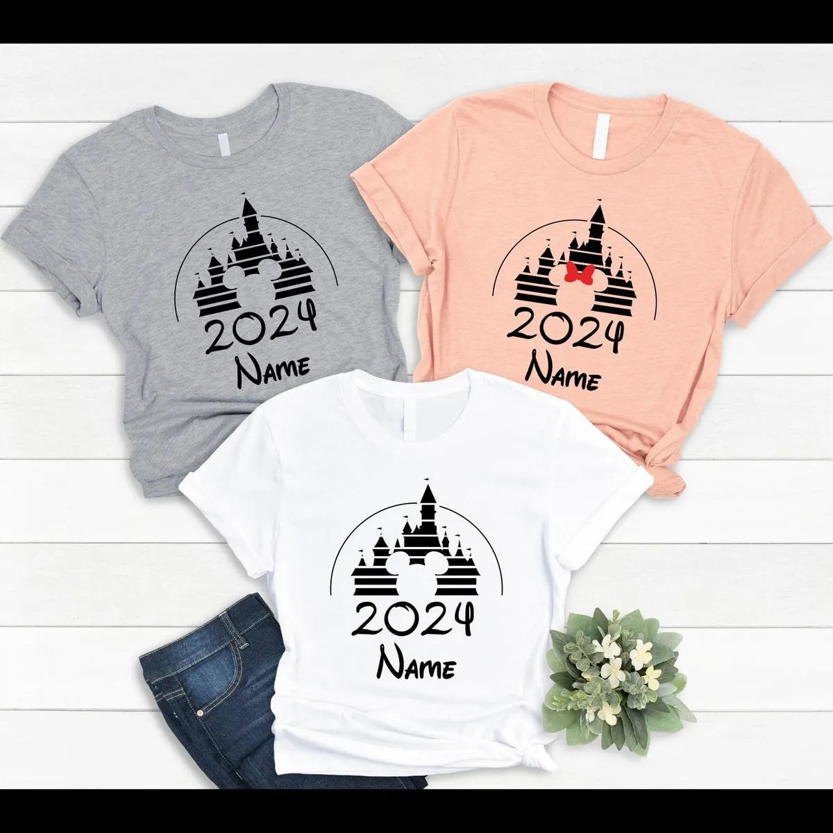 Custom Disney Family Vacation 2024 Shirt Personalized Disney Family Trip Tee 5 1