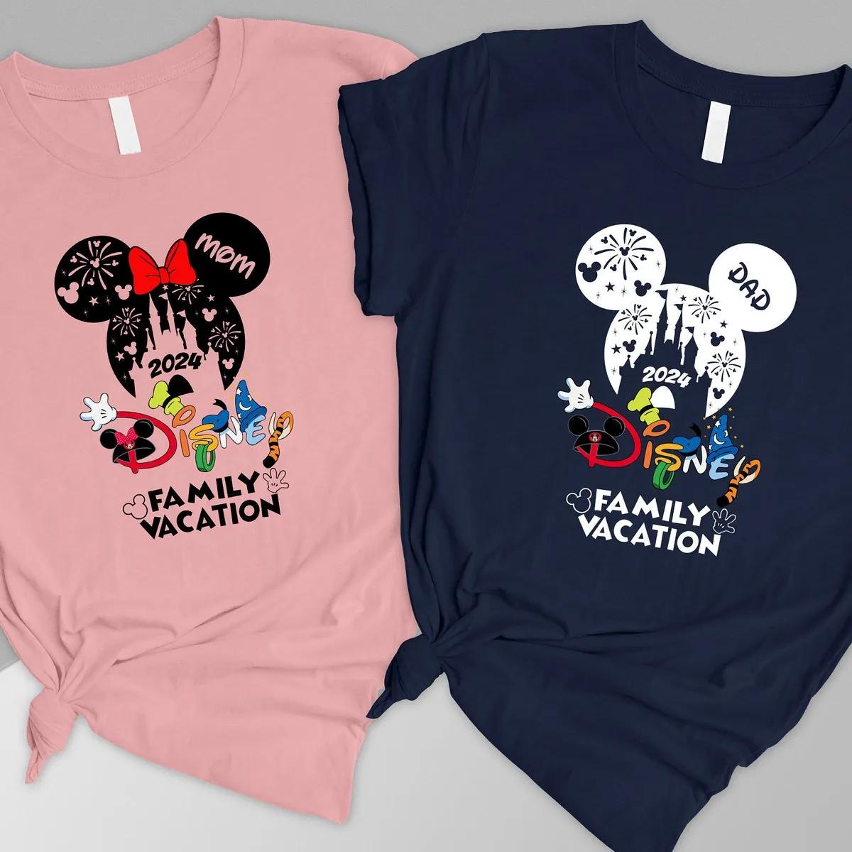 Custom Disney Family Vacation Shirt Family Disneyworld Tee 2 1