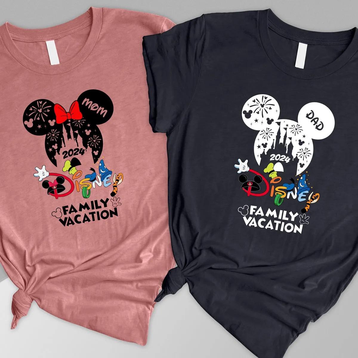 Custom Disney Family Vacation Shirt Family Disneyworld Tee 3 1