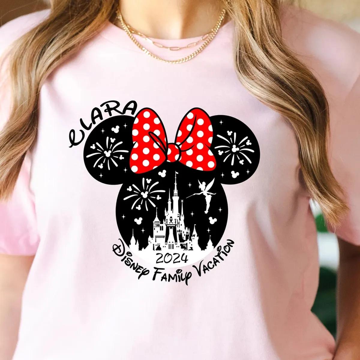 Custom Disney Family Vacation Shirt Personalized Minnie Mickey Tee 2 1