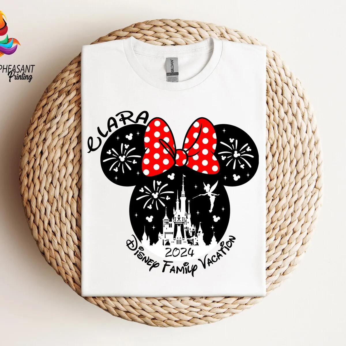 Custom Disney Family Vacation Shirt Personalized Minnie Mickey Tee 3 1