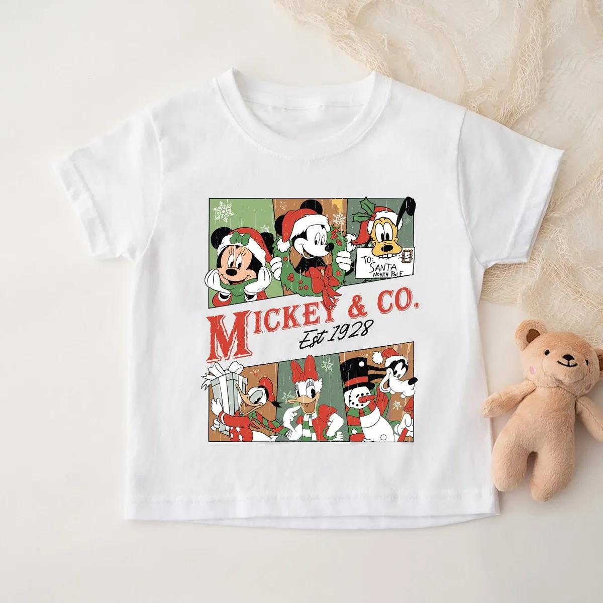 Custom Disney Mickey Minnie Christmas Shirt 2 1 1