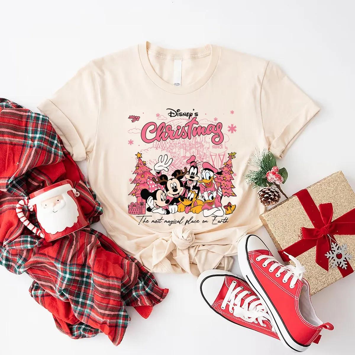 Custom Disney Mickey Minnie Christmas Shirt 3 2 1