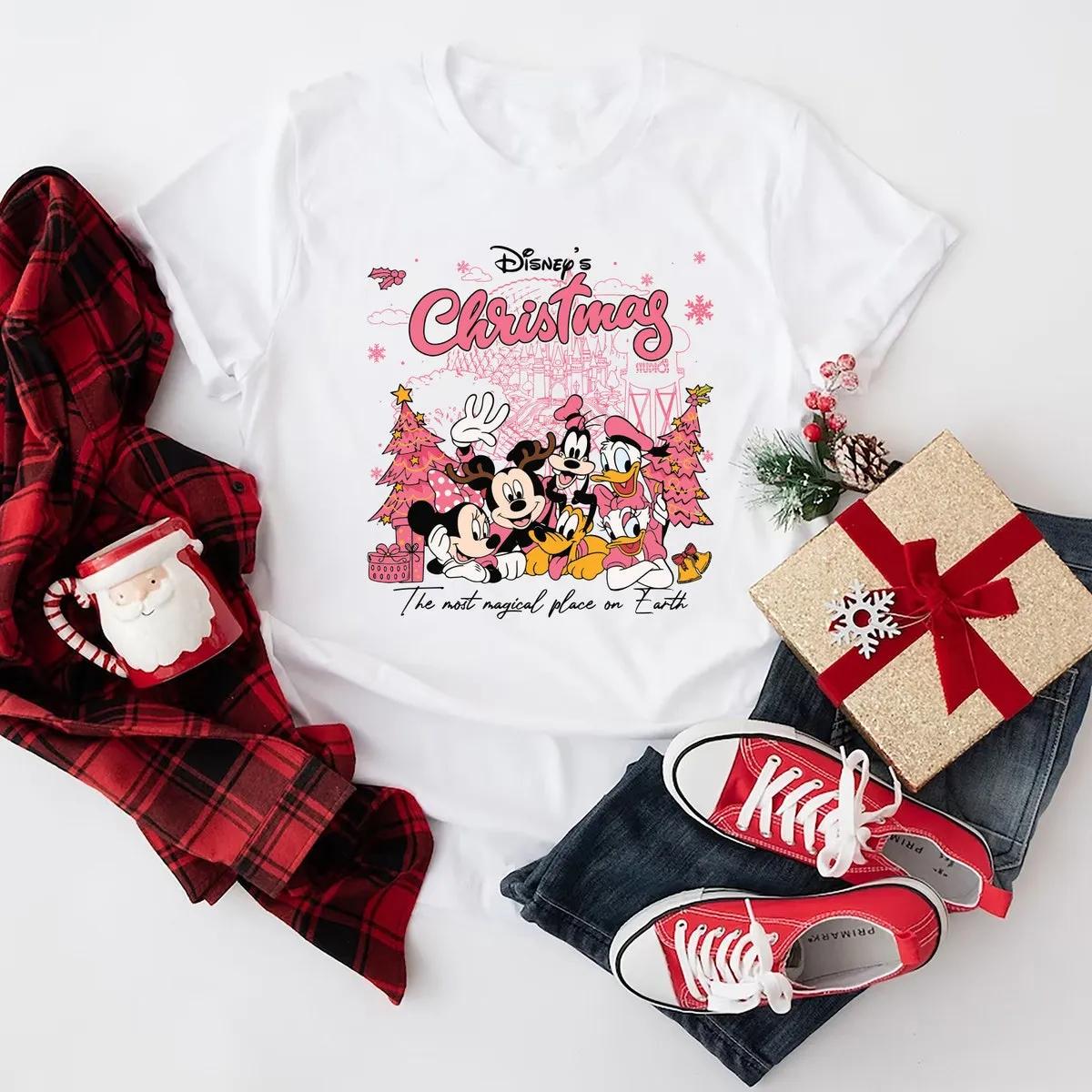 Custom Disney Mickey Minnie Christmas Shirt 4 2 1