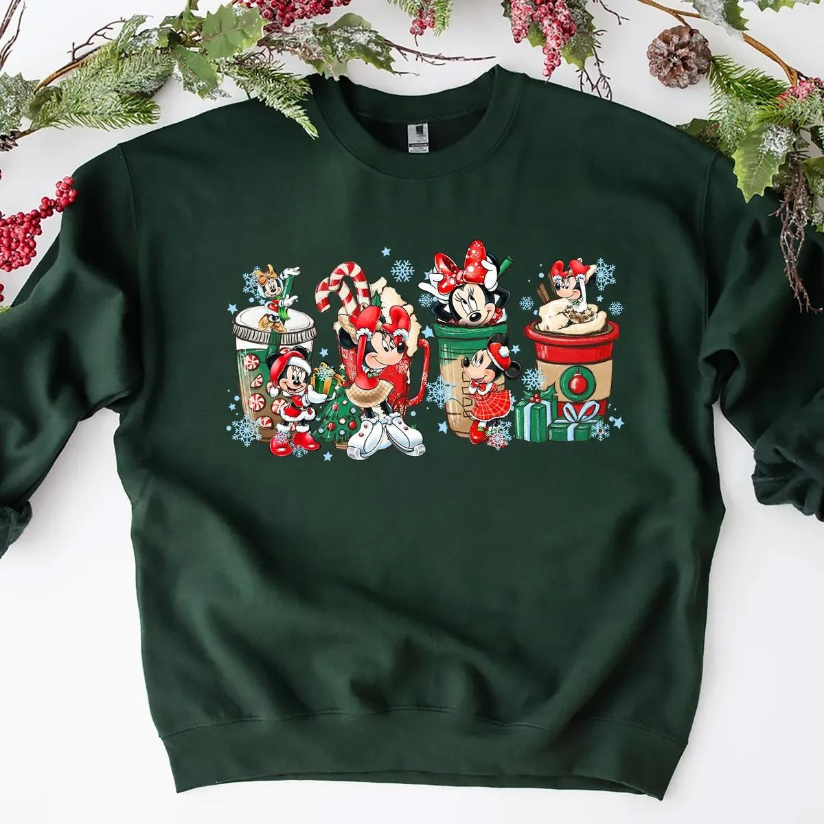 Custom Disney Mickey Minnie Christmas Shirt 6 1