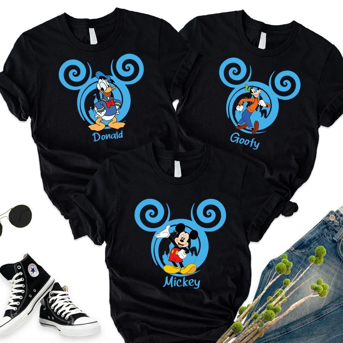 Custom Disney Mickey Mouse Shirt Disney Donald Goofy Pluto Tee 1 1