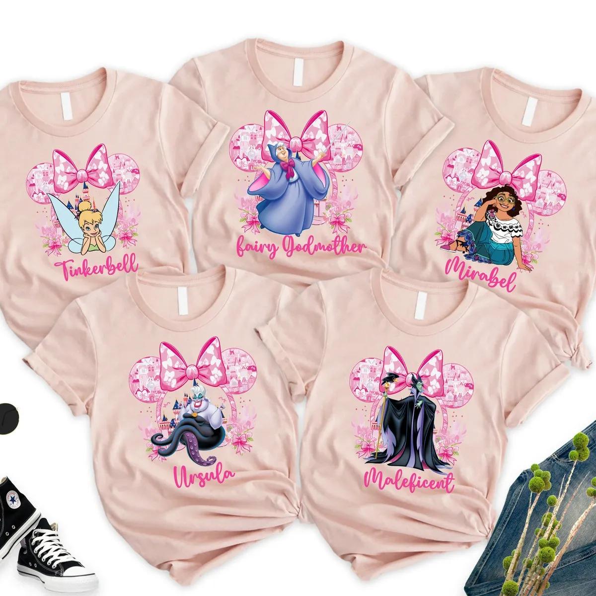 Custom Disney Princess Shirt Minnie Bow Princess Tee 4 1