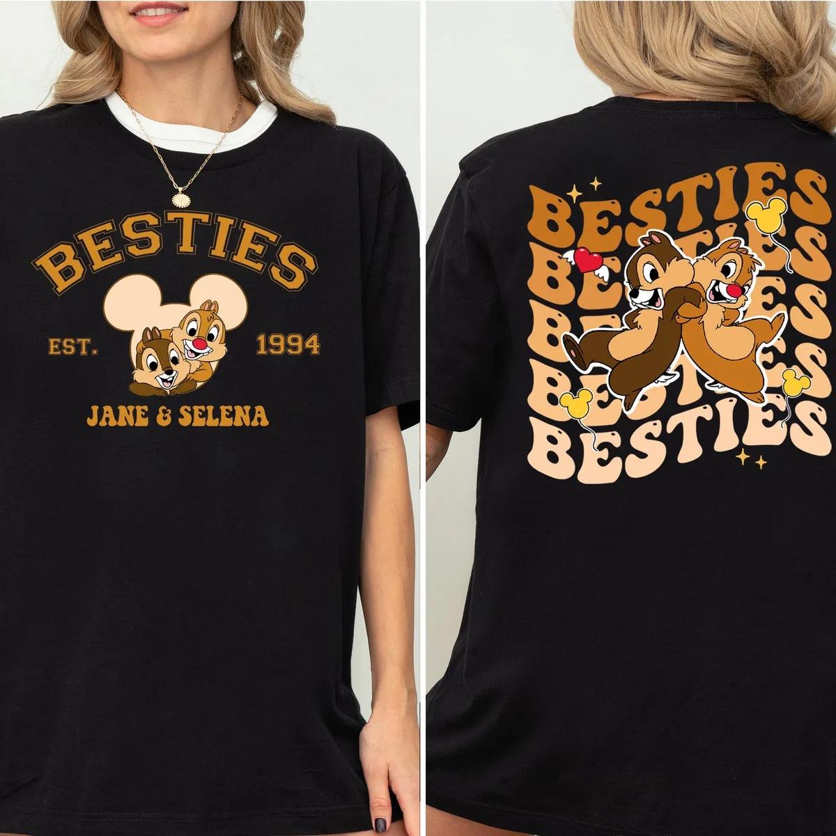 Custom Disney Shirt Disney Chip Dale Besties Tee 1 1