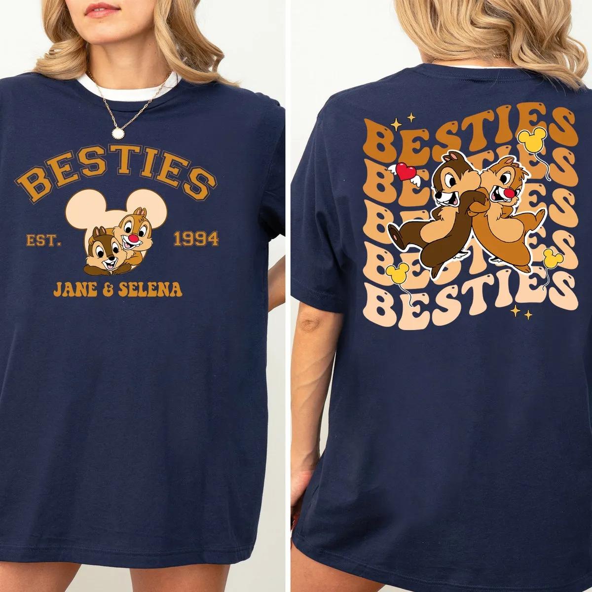 Custom Disney Shirt Disney Chip Dale Besties Tee 2 1