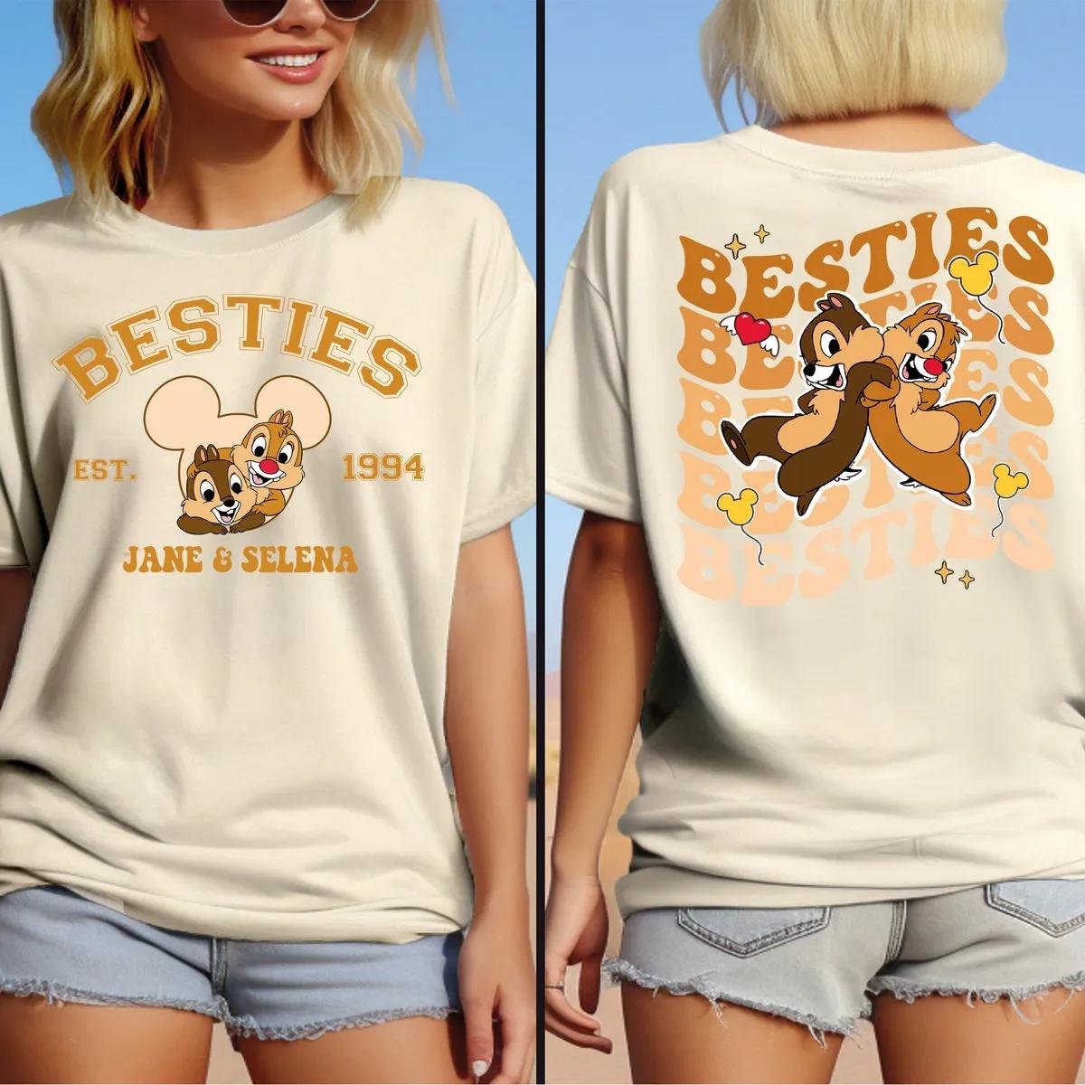 Custom Disney Shirt Disney Chip Dale Besties Tee 4 1