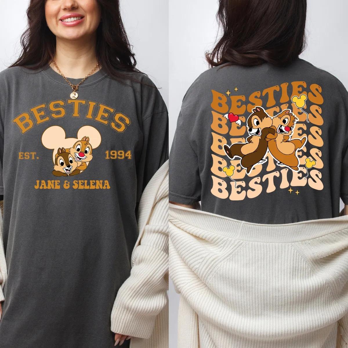 Custom Disney Shirt Disney Chip Dale Besties Tee 5 1